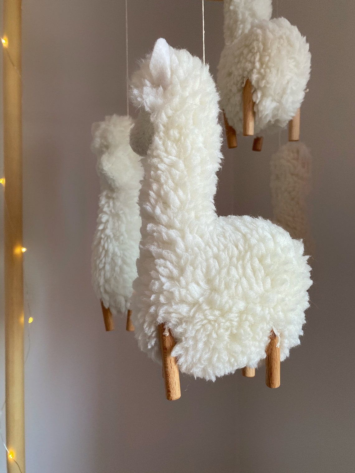 Llama baby mobile mobile baby llamas alpaca mobile Etsy