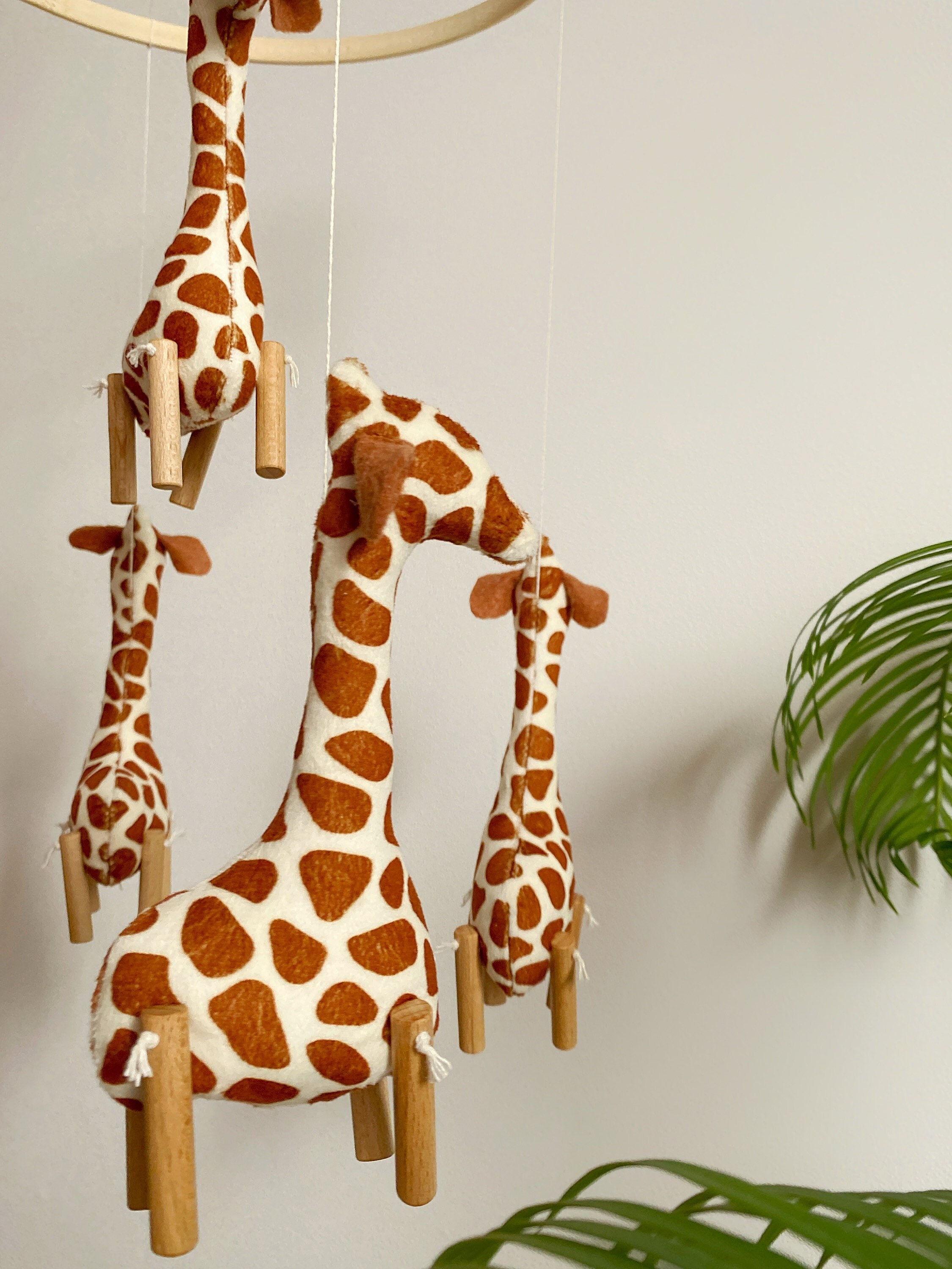 Giraffe mobile safari mobile safari nursery decor baby Etsy