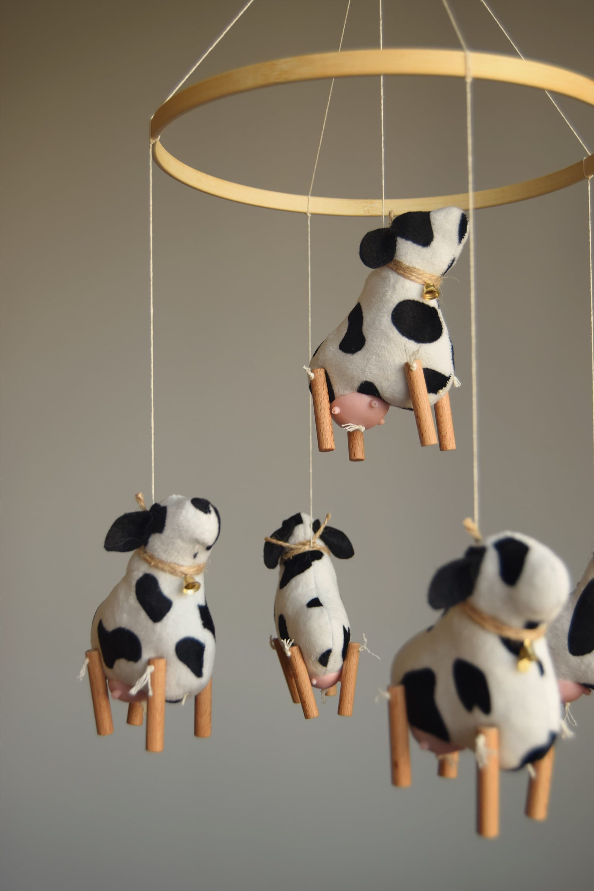 Cow baby mobile cow mobile farm baby mobile crib mobile Etsy
