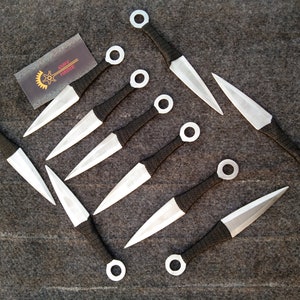 Cuchillo de lanzamiento 10 piezas de acero inoxidable 6&quot; cuchillos de calidad