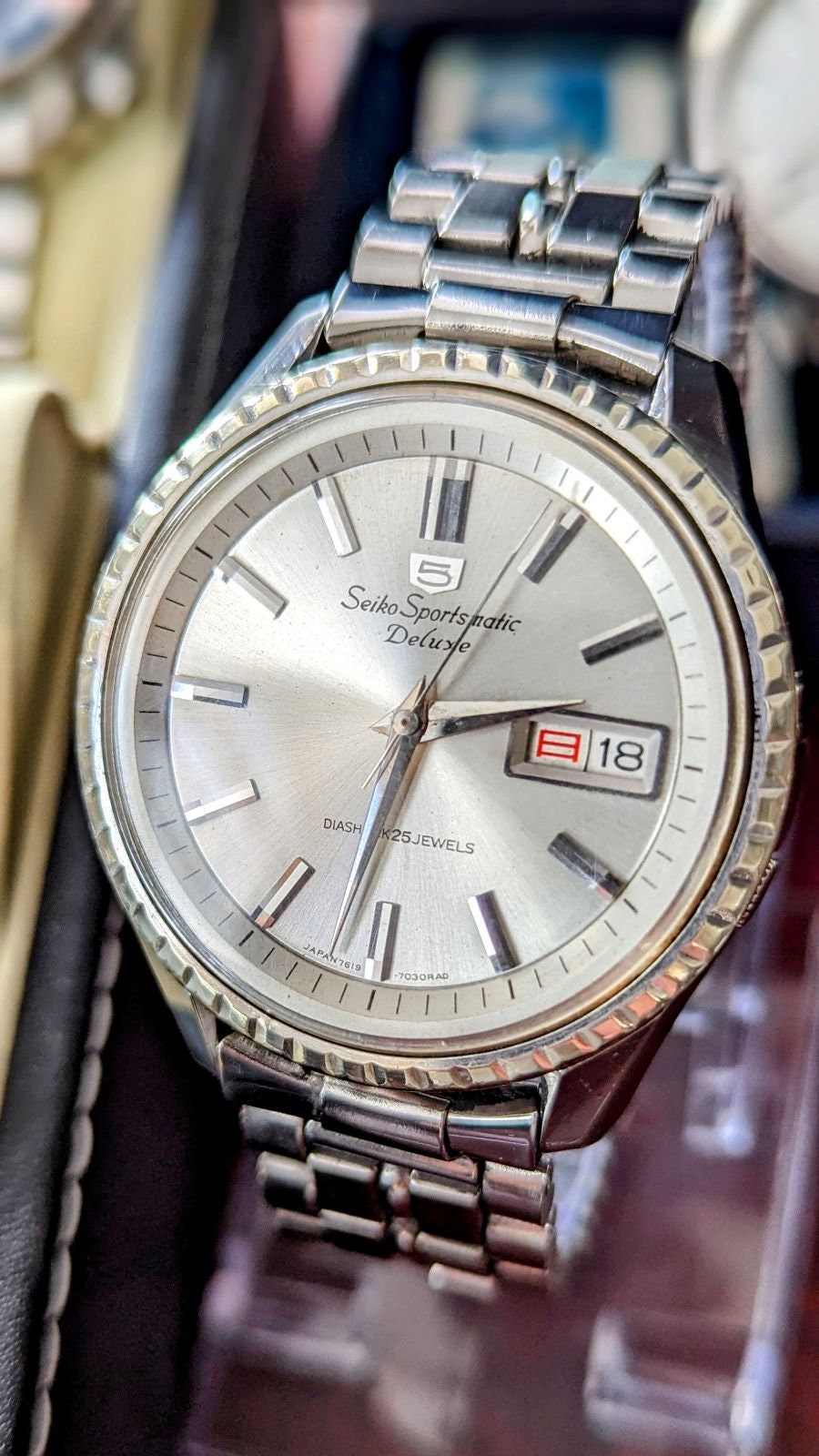 Vintage Seiko Sportsmatic Deluxe Seiko De Luxe Seiko Sportsmatic