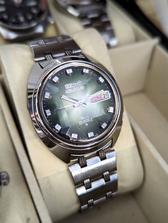 Seiko 5actus deals ss 25jewels