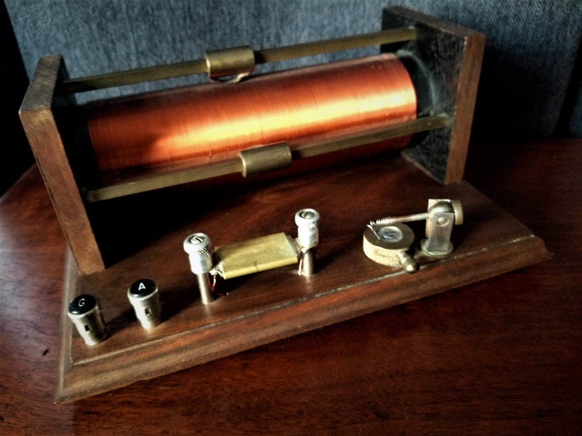 Circa 1920's Large Crystal Radio Receiver Etsy