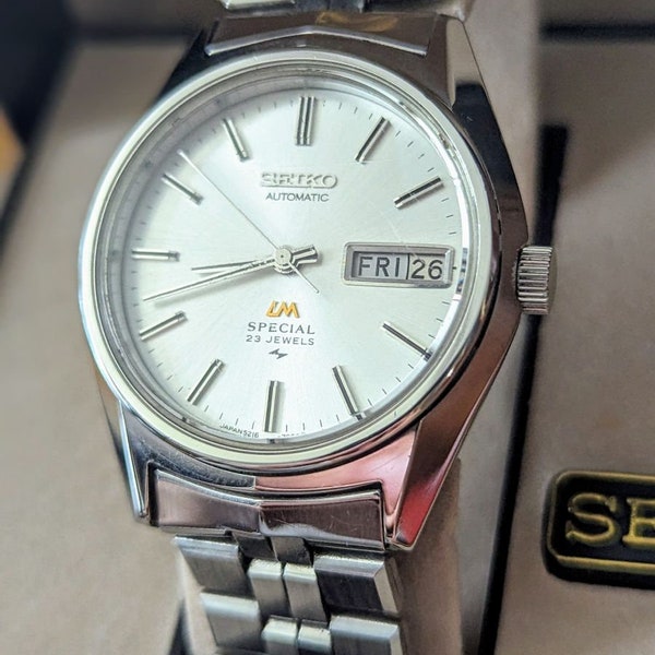 Vintage 1971 Seiko 5216-7080 Lord Matic Special