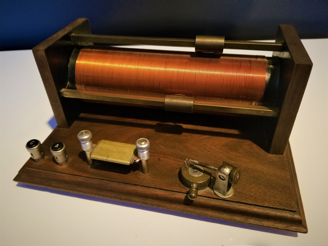 Circa 1920's Large Crystal Radio Receiver Etsy