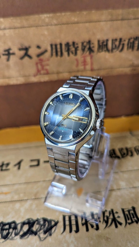 Vintage 1975 rare King Seiko Vanac 5626 7160 Hi Be