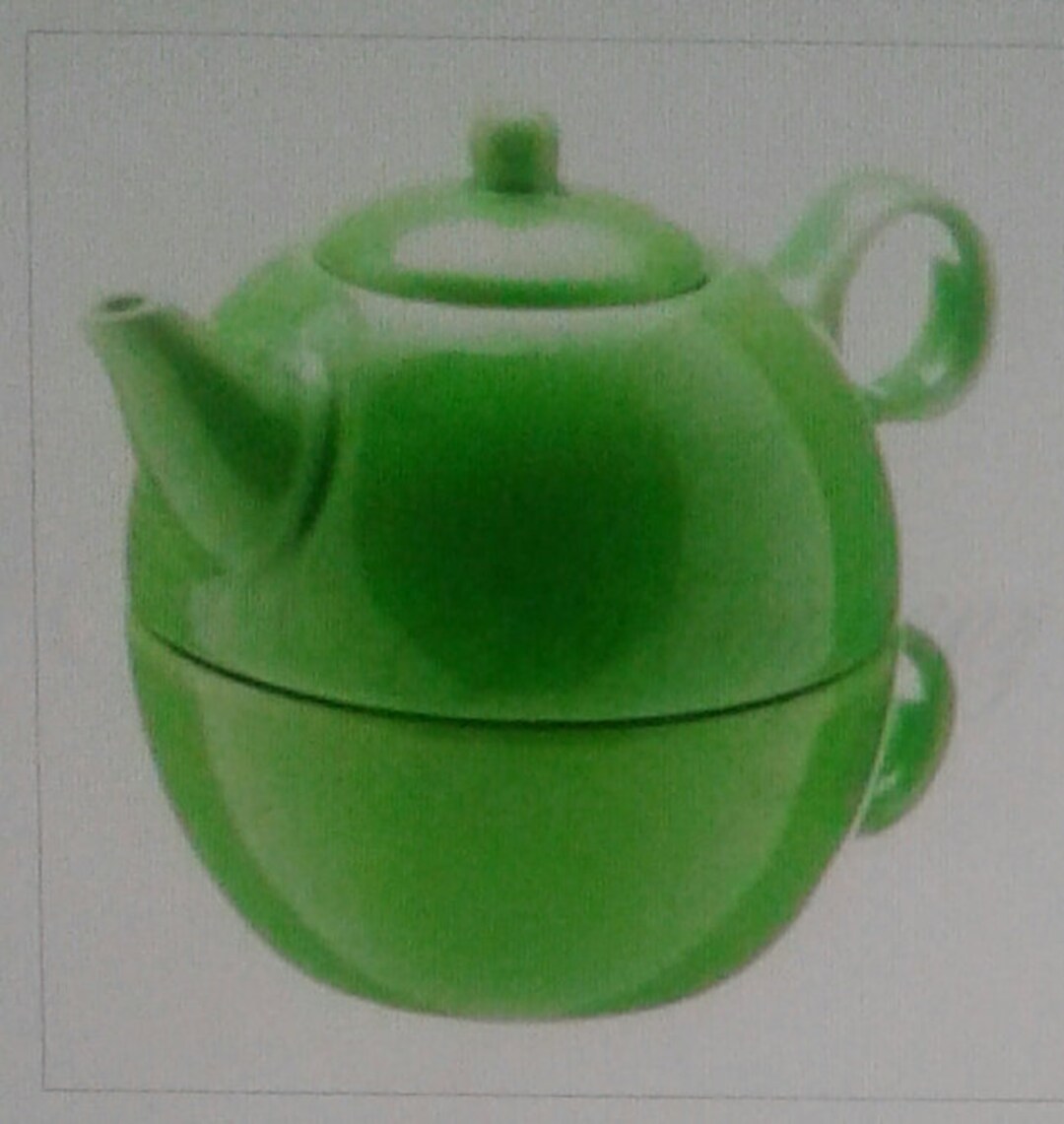 Tea for One Teapot and Cup Set Mojito Lime 10 Oz. Capacity Etsy