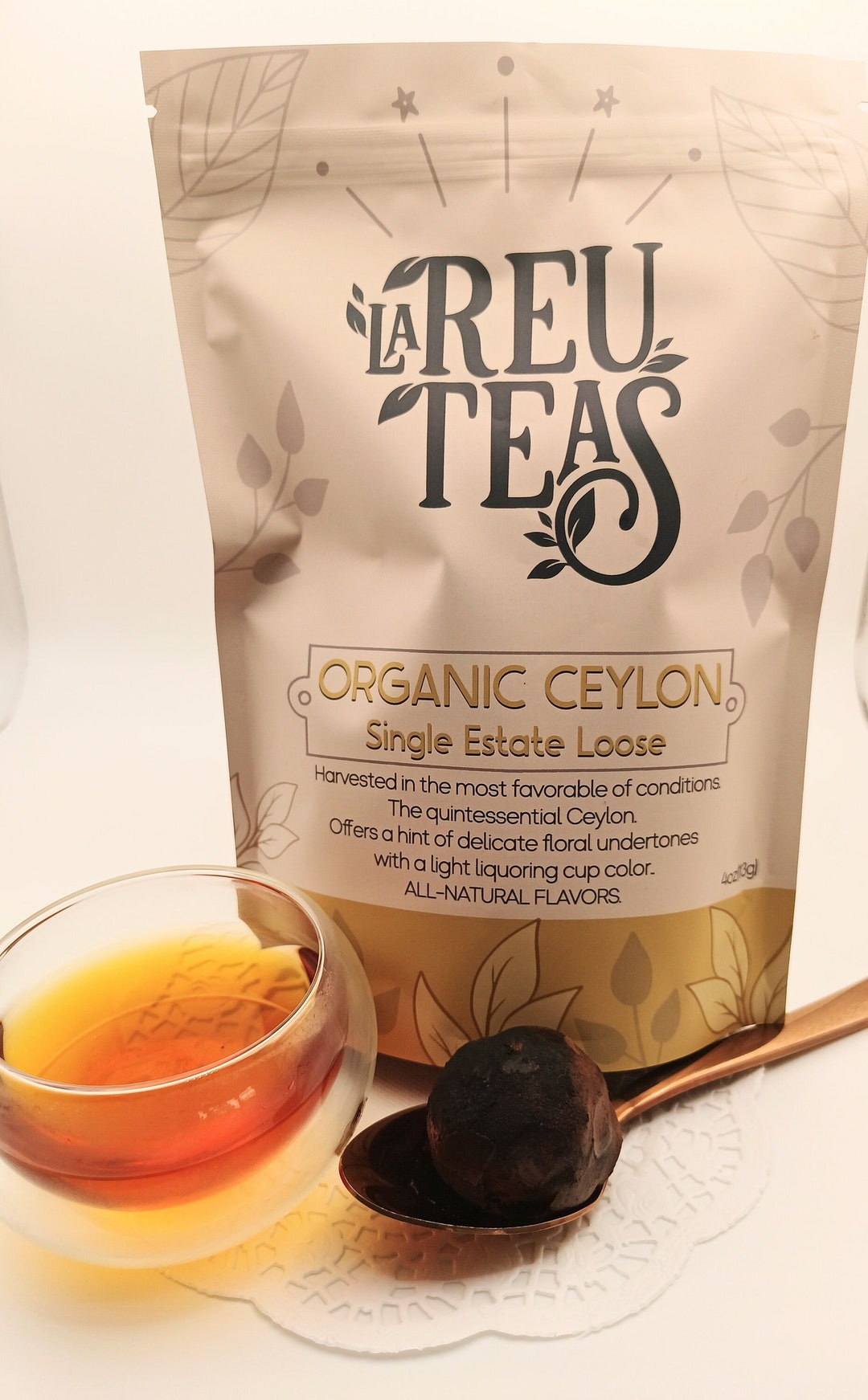 Organic Ceylon Tea (pekoe) - Black Tea 4 Oz Pk Loose - Etsy