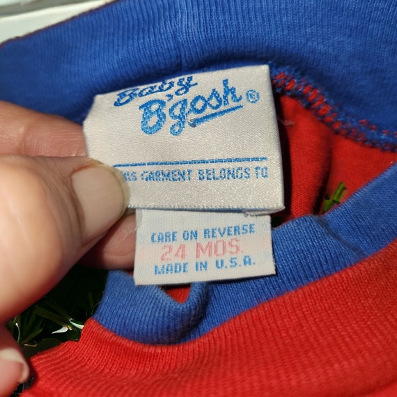 Vintage Oshkosh B'gosh T Shirt Unisex Toddler Siz… - image 3