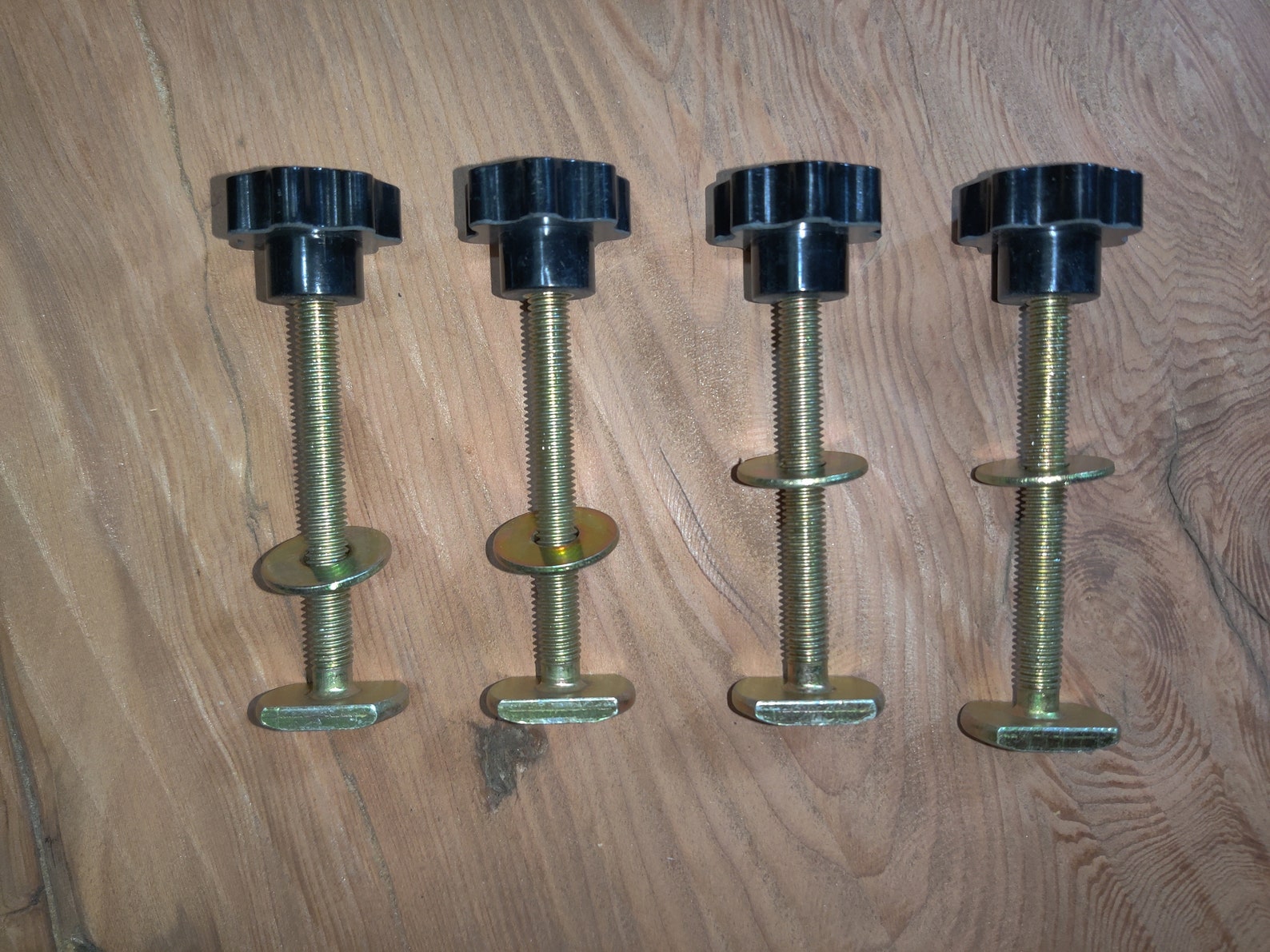 CNC router table T track Bolts washers and Twist knobs Etsy