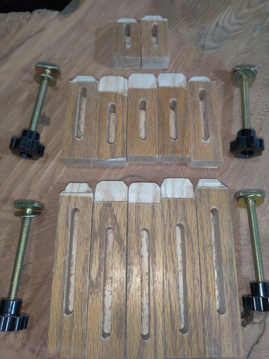 CNC, Router Table, T Track Hold Downs With Bolts, Washers and Twist