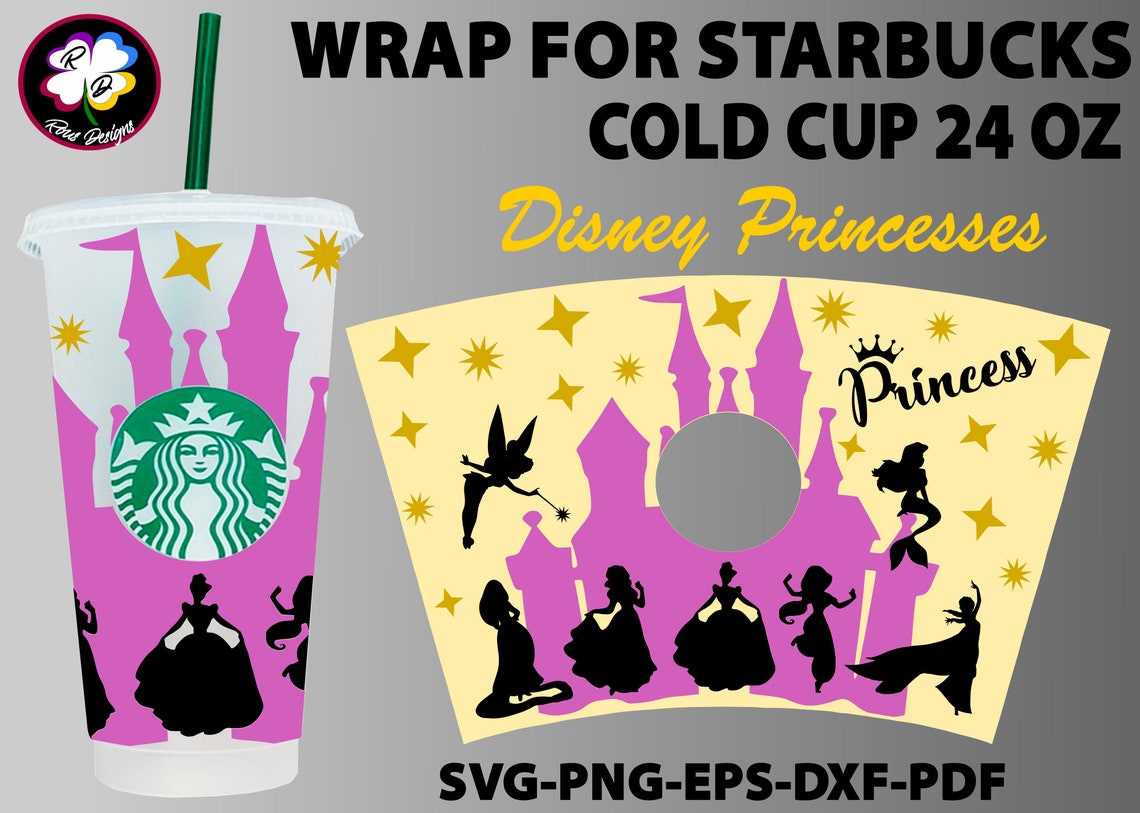Princesses Wrap svg Disney Princesses svgDisney wrap svg for Etsy