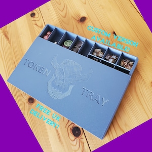 Game Token Tray - Organizer board game token case