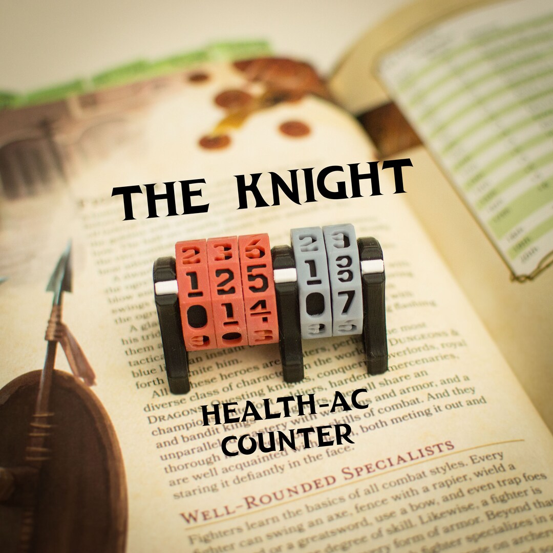 The Knight Health AC Counter Adventure Ready and Tactile - Etsy