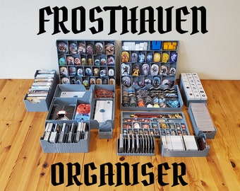 Frosthaven Board Game Organizer - The Compact and Convenient Storage Solution