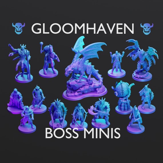 Gloomhaven: The Role Playing Game, Miniatures of Gloomhaven