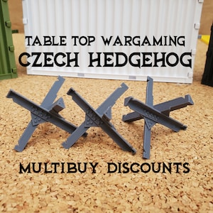 Ouriço Tcheco - Terreno para jogos de guerra de mesa, escala 28 + 32 mm