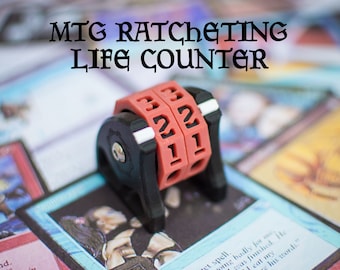 MTG Ratcheting Life Counter - Durable, Portable, and Easy-to-Use for Tournaments and Casual Play