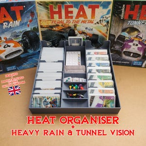 Organiseur HEAT + Forte pluie et tunnel de vision