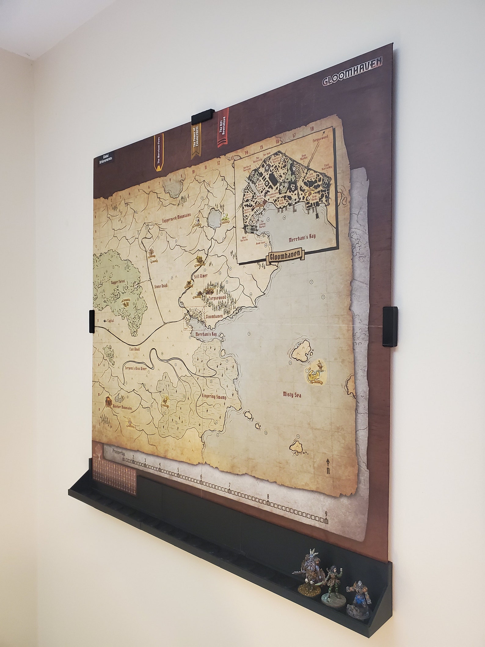 STL File Gloomhaven Map Frame & Mini Display Digital Etsy Canada