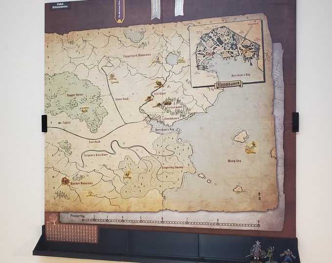 STL File Gloomhaven Map Frame &amp; Mini Display Digital - Etsy UK