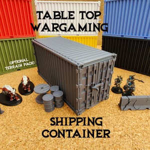 Container de transporte para jogos de guerra de mesa - Armazenamento, portas funcionais e teto deslizante