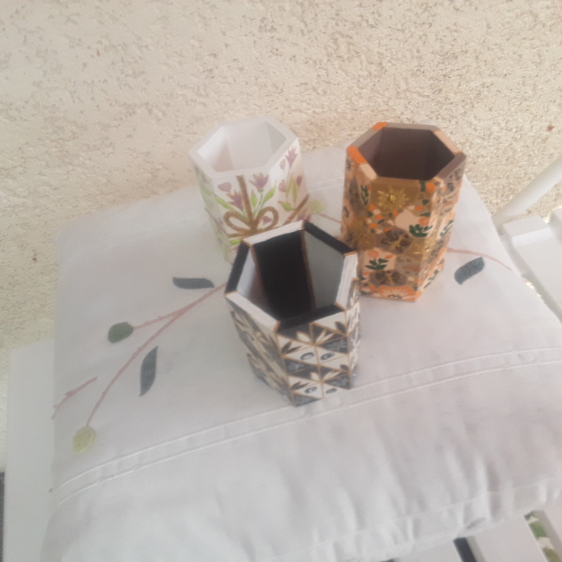 Boite A Crayons en Bois