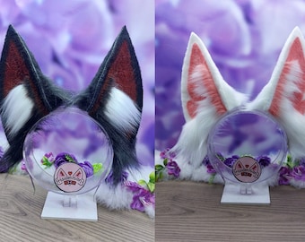 Ahri Hall of Legends Faux Fur Cosplay Ears | Nekomimi Kemonomimi | Cosplay Costume