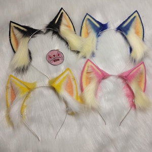 Faux Fur Ears for Cosplay Sonic, Shadow, Tails e Amy Ears | Nekomimi Kemonomimi | Cosplay Costume
