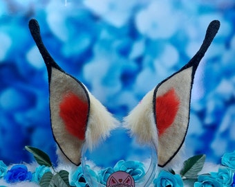 Queen Beelzebub Hazbin Hotel Faux Fur Ears | Cosplay Costume | Nekomimi Kemonomimi