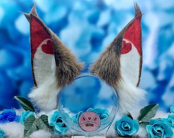 Hazbin Hotel Brown Faux Fur Ears | Cosplay Costume | Nekomimi Kemonomimi