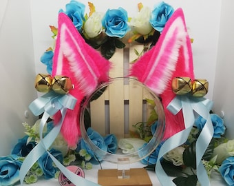 Spirit Blossom Ahri Ears from League of Legends Cosplay Costume | Nekomimi Kemonomimi