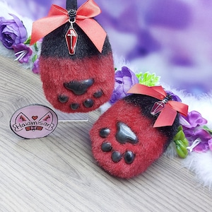 Alastor porte-clés patte de chat PARFUM Hazbin Hotel | Kemonomimi Nekomimi