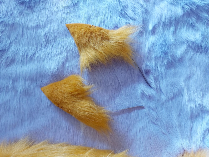 Sonic R Tails Inner Ear Model Tails Cosplay Ears and Tail SET From Sonic | Cosplay Costume | Nekomimi ...