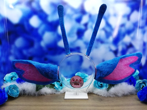 Stitch and Angel Ears With Antennas Blue and Pink | Cosplay  display picture 1