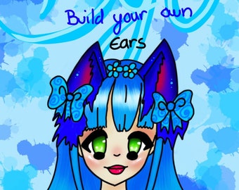 BYO Crea tu propio par de orejas de piel sintética para cosplay / Nekomimi Kemonomimi / Orejas con detalles simples a medianos