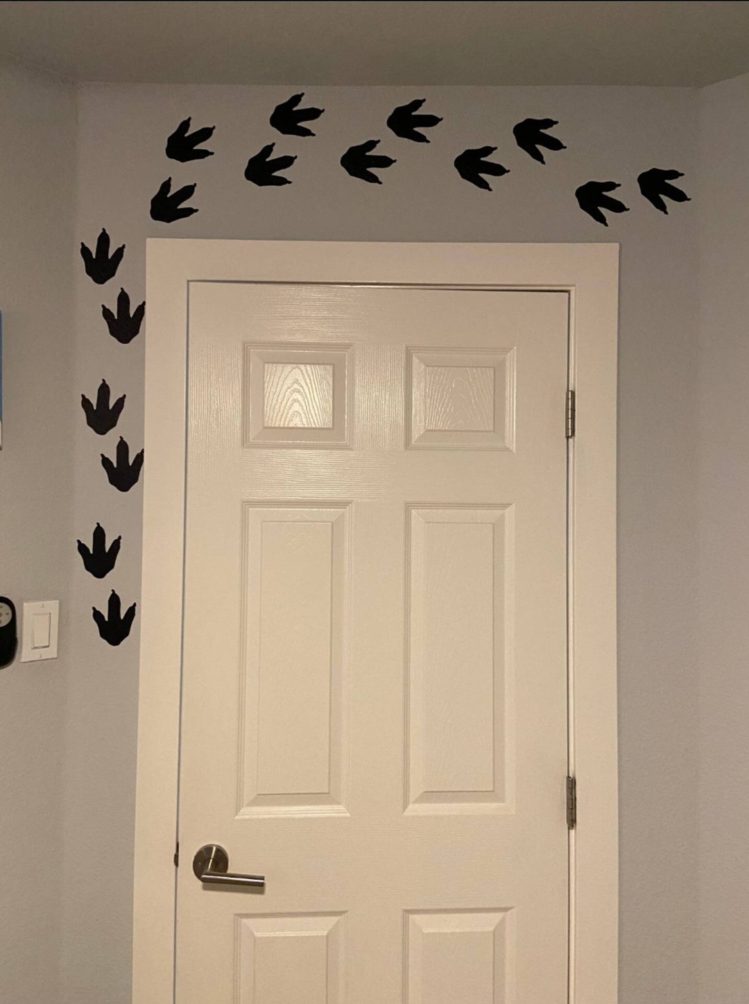 Dinosaur Footprint Wall Decor Etsy