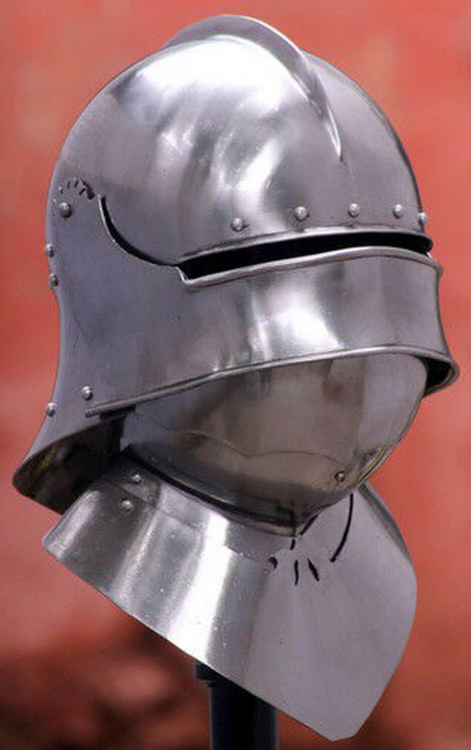 16ga Medieval Combat Close Helmet Bettlefield/Halloween Etsy