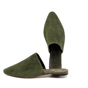 Comfortable woman babouche shoe || Suede mules || women mule shoes Mules & Clogs || Womens babouche slippers || Moroccan babouche