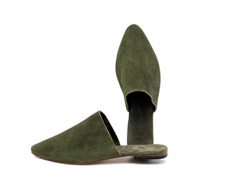 Comfortable woman babouche shoe || Suede mules || women mule shoes Mules & Clogs || Womens babouche slippers || Moroccan babouche