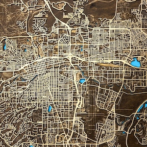 Carte en bois personnalisée avec routes découpées au laser, nom personnalisé de l'emplacement de la ville, décoration d'intérieur de ville, cadeau de 5 anniversaire de pendaison de crémaillère encadrée, rénovation