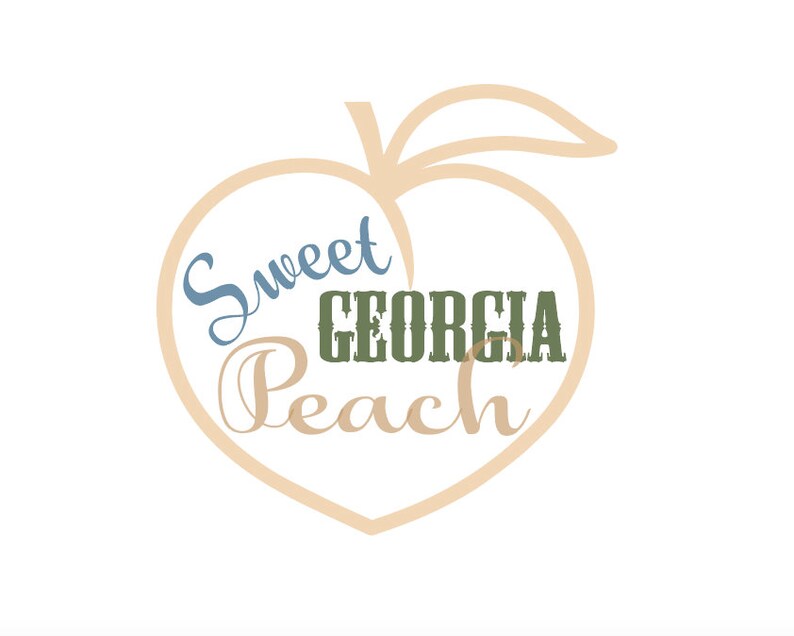 Download Sweet Georgia Peach. Country Sayings. Southern Phrases. | Etsy