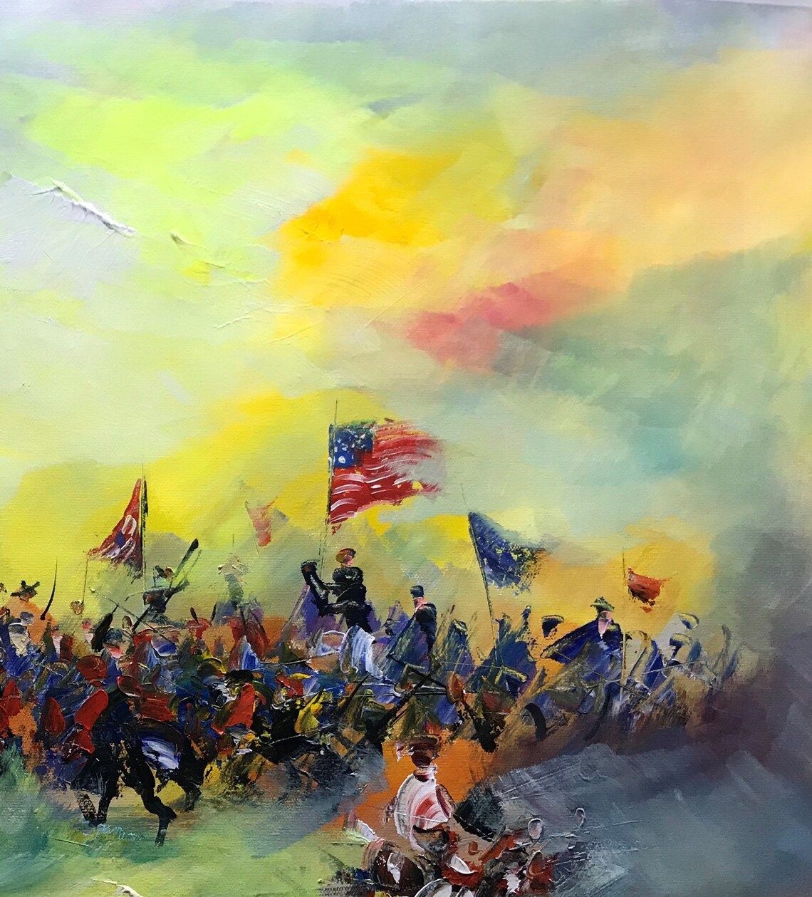 Battle of Spotsylvania, Virginiadon Ronyd47large Canvas Home Decor Holiday Artwork Texture