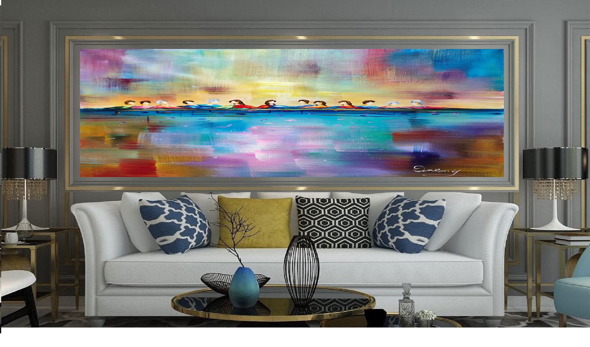 Passion Last Supper-don Rony-t96-large Canvas Home Decor Holiday Passion Last Supper-don Rony-t96-large Canvas Home Decor Holiday