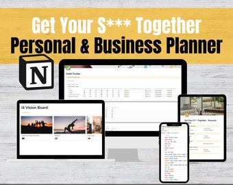 Den ultimata allt-i-ett-mall för affärs- och livsplanerare och organisatör GYST-serien för överväldigade företagare