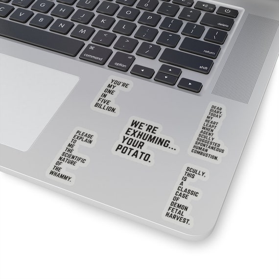 X-Files Quotes Sticker Pack