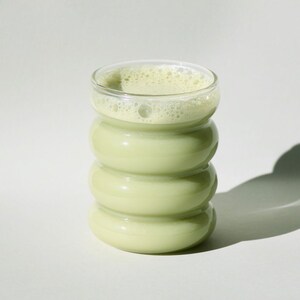 BUBBLE - wavy, ripple, nordic, tumbler, glassware for espresso, latte, matcha drinks