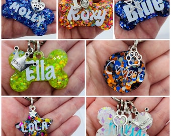 Pet tag add-on charms