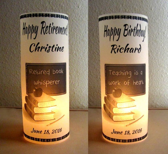 Professor Table Decoration Luminaries Birthday Party Teacher 12 Personalized Retirement Professor Table Decoration Luminaries Birthday Party Teacher 12 Personalized Retirement