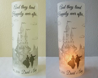 12 Personalized Wedding Centerpiece Fairytale Castle Table Decoration NOT GLASS**